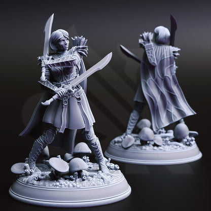 Drow Soldiers - Irinax&#39;s 3 Warriors Bundle Figure + Base + BONUS print 3d 12k miniature Gift Idea mini |Dungeons & Dragons Tabletop DM Stash