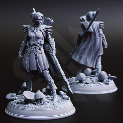 Drow Soldiers - Irinax&#39;s 3 Warriors Bundle Figure + Base + BONUS print 3d 12k miniature Gift Idea mini |Dungeons & Dragons Tabletop DM Stash