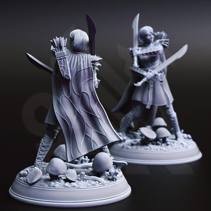 Drow Soldiers - Irinax&#39;s 3 Warriors Bundle Figure + Base + BONUS print 3d 12k miniature Gift Idea mini |Dungeons & Dragons Tabletop DM Stash