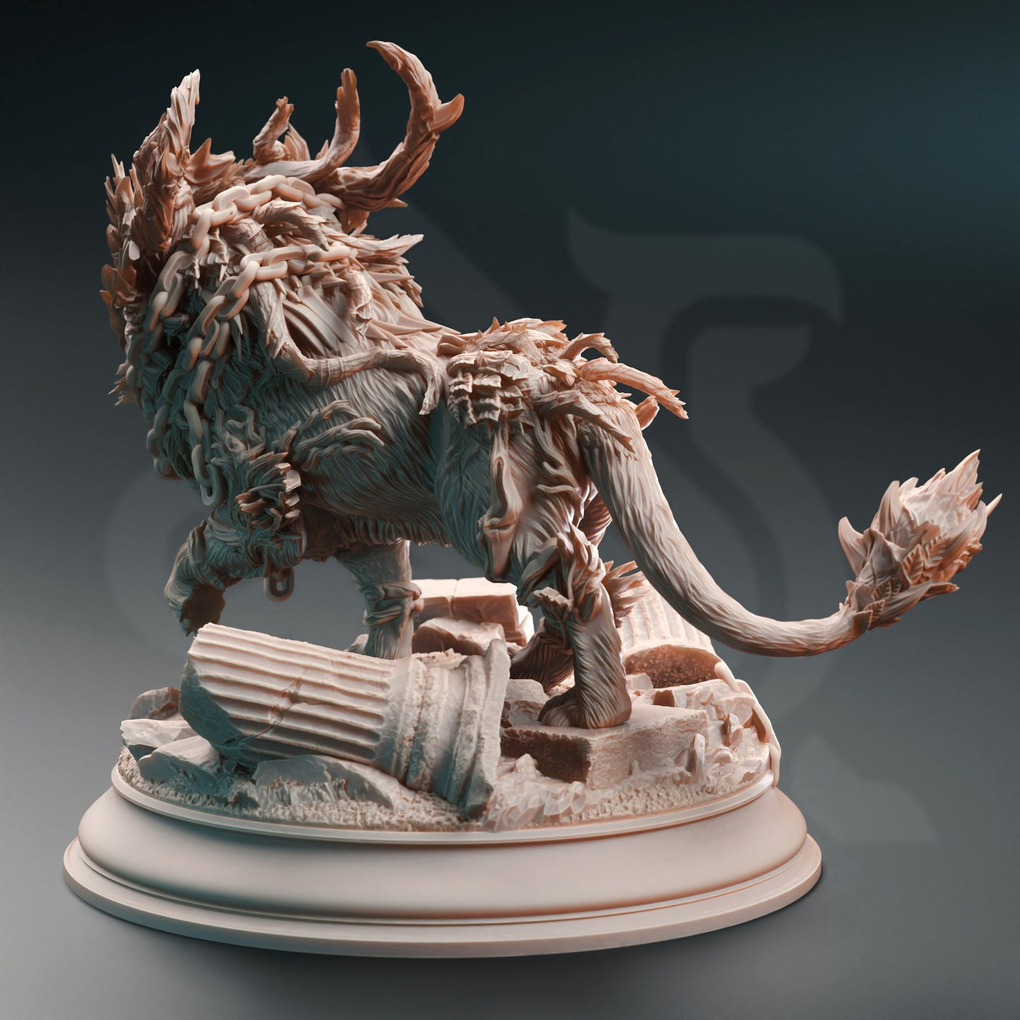 Punished Fey Lord - Torgothrin Monster Lion Figure 12k + Gratis Print 3D RPG Miniature Gift Idea mini | Dungeons & Dragons Tabletop DM Stash