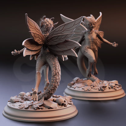 Feral Faeries - Syldi Bundle Dragonflies Figure 12k + Base Print 3D RPG Miniature Gift Idea mini | Dungeons & Dragons | Tabletop | DM Stash