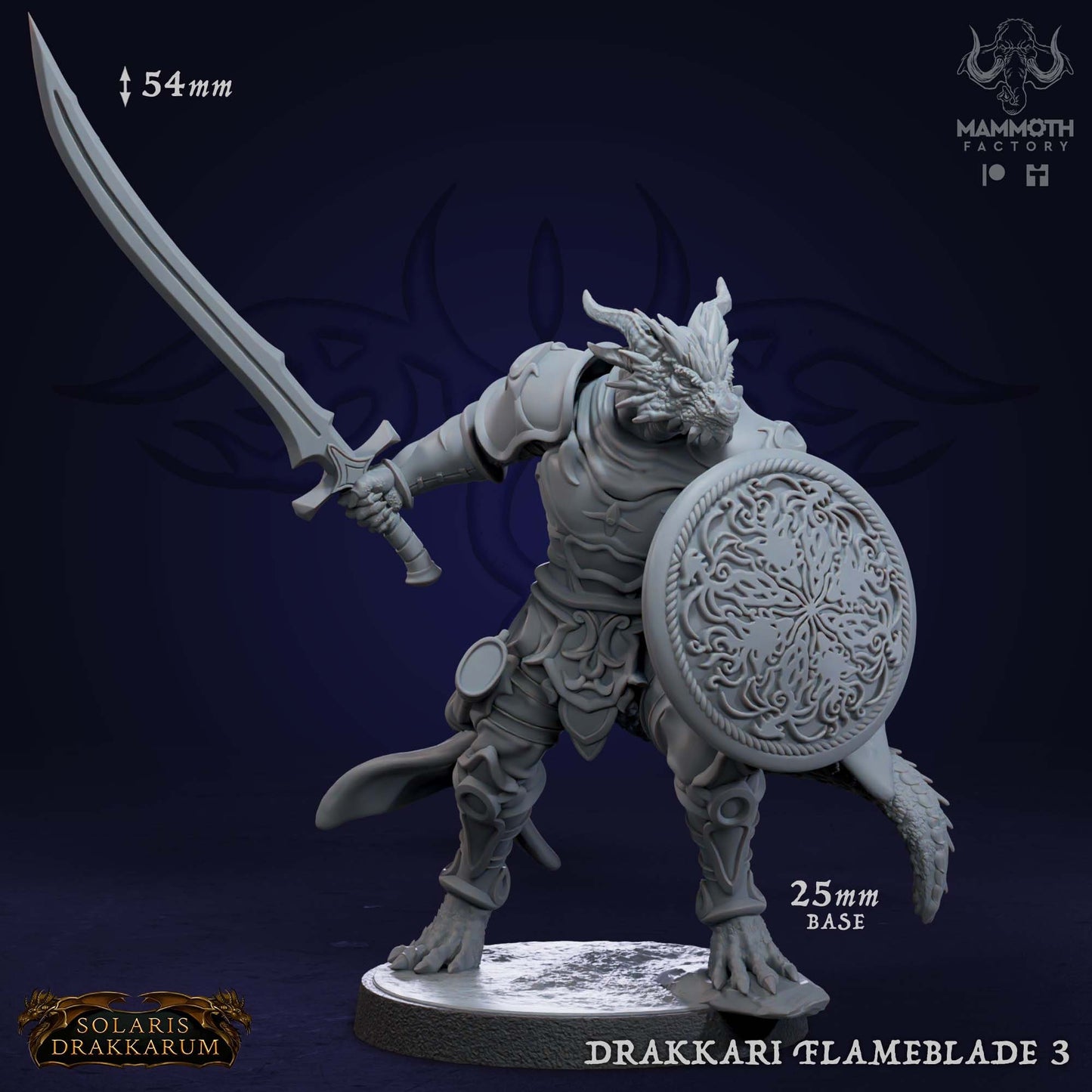 Drakkari Flamebaldes Warband Bundle 8 Figures 12k 14k + BONUS Print 3D RPG Miniature Gift Idea mini | Dungeons & Dragons | Tabletop Mammoth