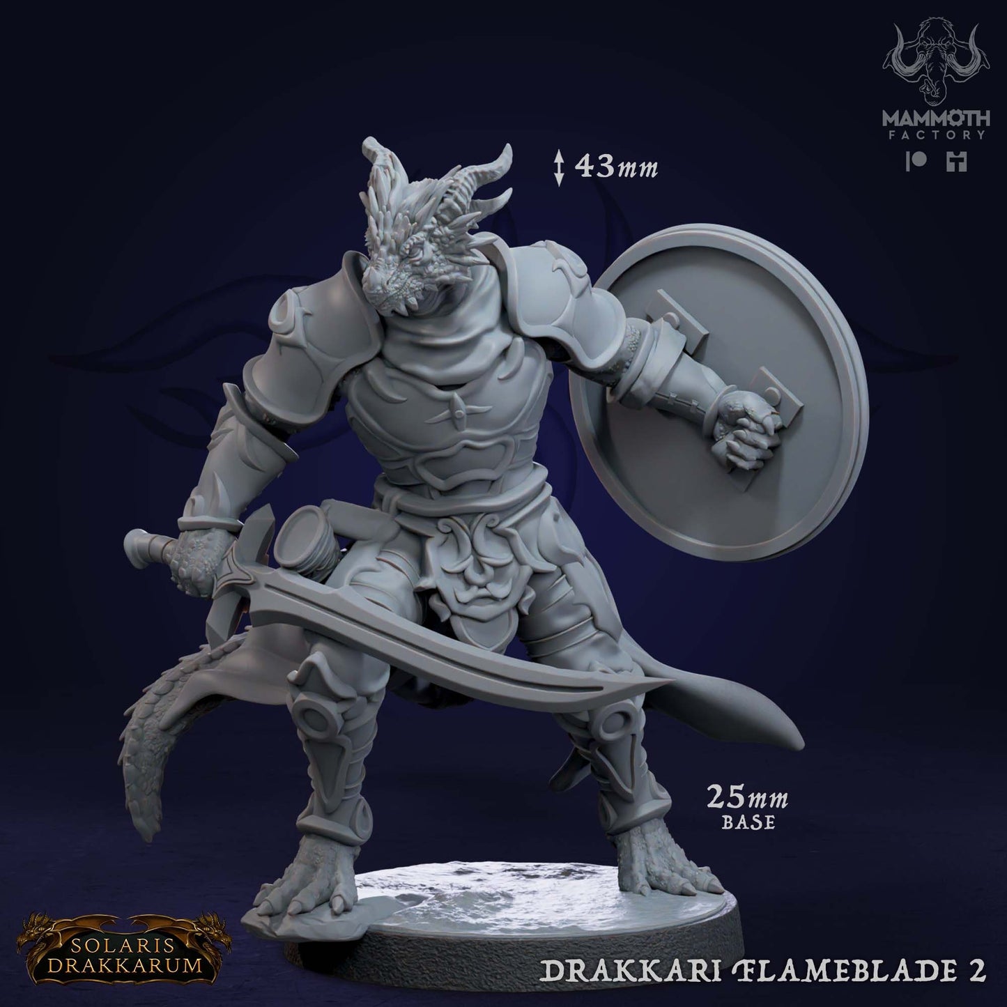 Drakkari Flamebaldes Warband Bundle 8 Figures 12k 14k + BONUS Print 3D RPG Miniature Gift Idea mini | Dungeons & Dragons | Tabletop Mammoth