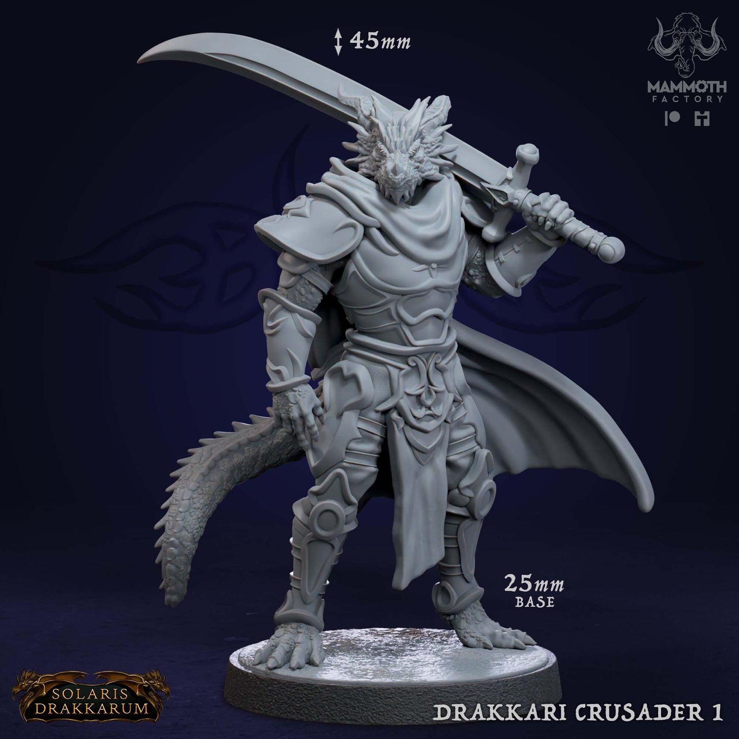 Drakkari Crusader Warband Bundle 8 Figures 12k 14k + BONUS Print 3D RPG Miniature Gift Idea mini | Dungeons & Dragons | Tabletop Mammoth