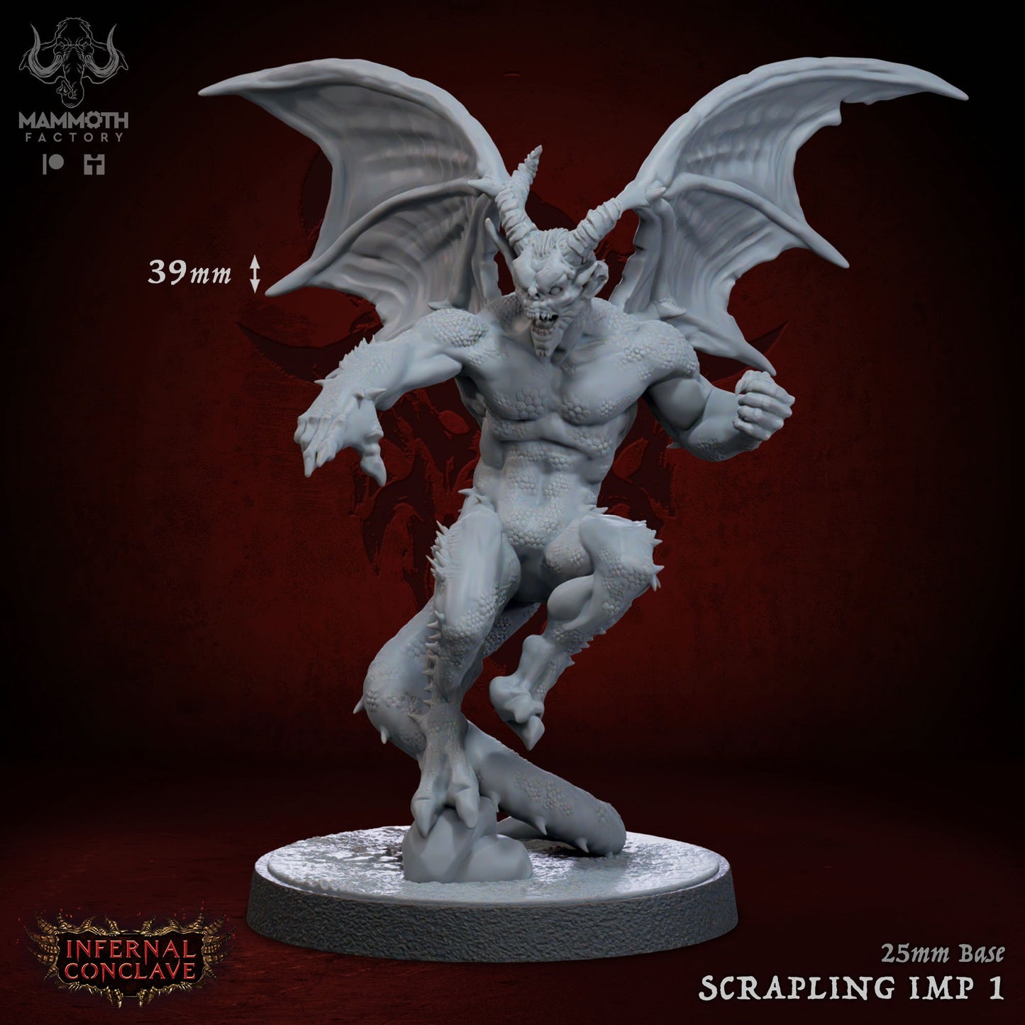 Scrapling Imps Warband Gargoyles Bundle 8 Figs 12k 14k + BONUS Print 3D RPG Miniature Gift Idea mini | Dungeons & Dragons | Tabletop Mammoth