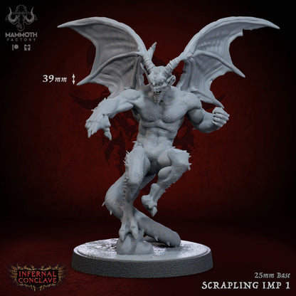 Scrapling Imps Warband Gargoyles Bundle 8 Figs 12k 14k + BONUS Print 3D RPG Miniature Gift Idea mini | Dungeons & Dragons | Tabletop Mammoth