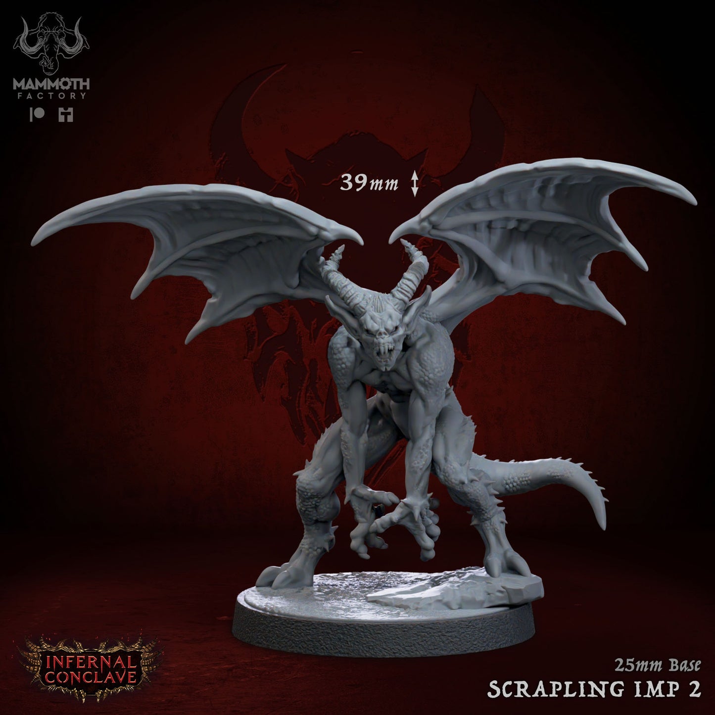 Scrapling Imps Warband Gargoyles Bundle 8 Figs 12k 14k + BONUS Print 3D RPG Miniature Gift Idea mini | Dungeons & Dragons | Tabletop Mammoth