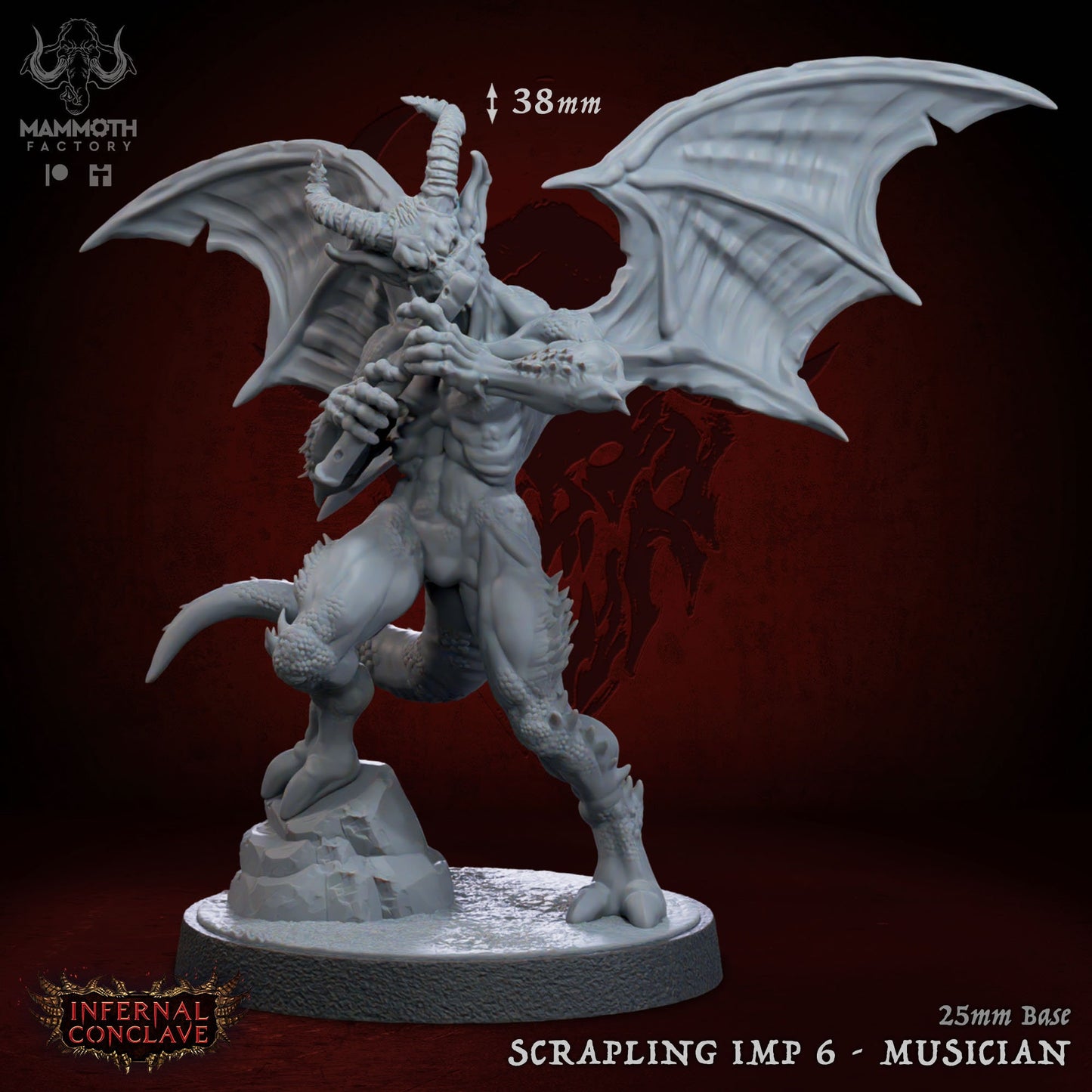 Scrapling Imps Warband Gargoyles Bundle 8 Figs 12k 14k + BONUS Print 3D RPG Miniature Gift Idea mini | Dungeons & Dragons | Tabletop Mammoth