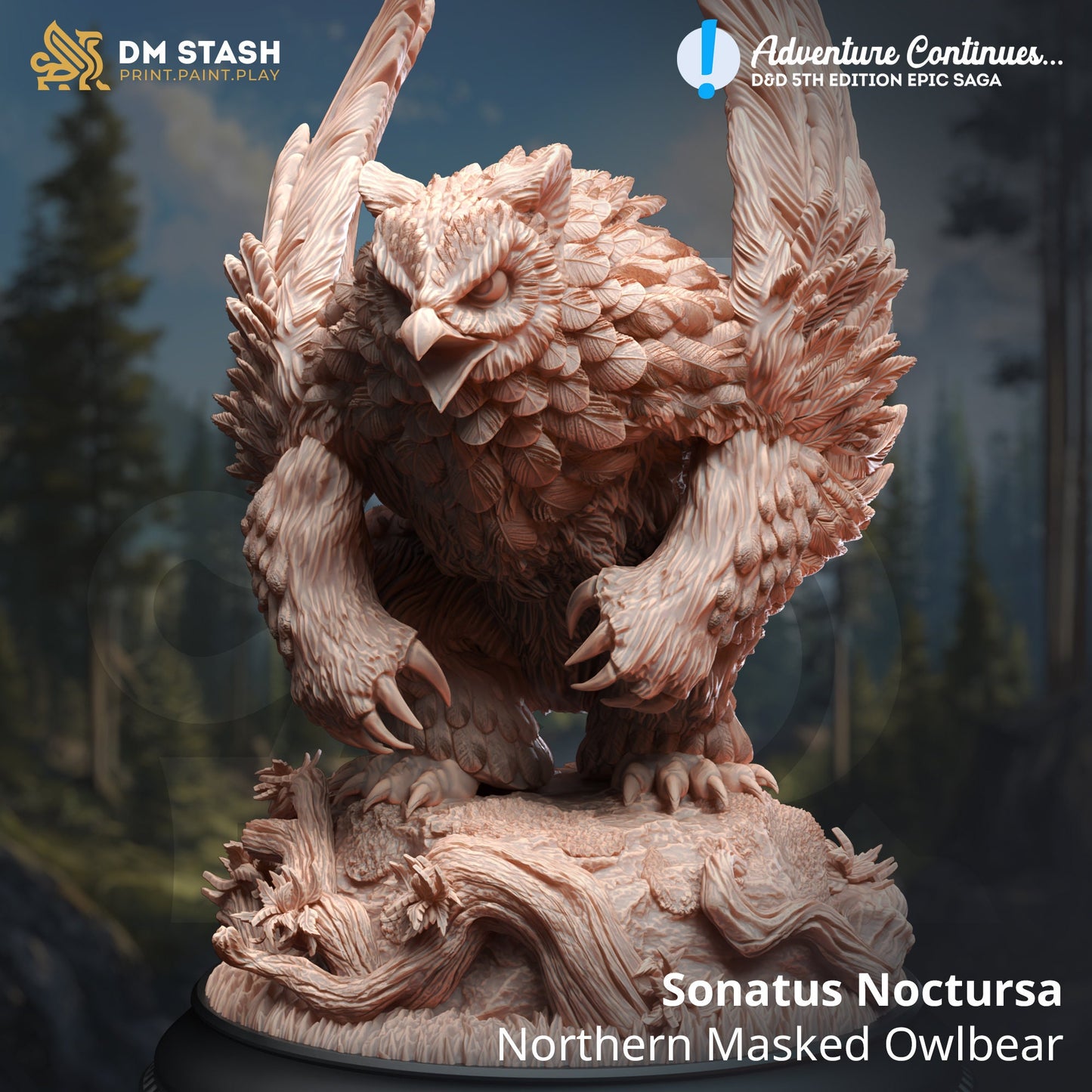 Northern Masked Owlbear - Sonatus Beast Big