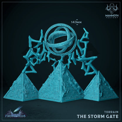 Storm Gate - Terrain Building GIANT Enviro 12k 14k + BONUS Print 3D RPG Miniature Gift Idea mini | Dungeons & Dragons | Tabletop | Mammoth