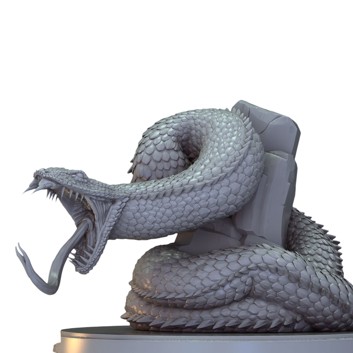 Deathfang - Strangler Snake HUGE Figure 12k 14k + BONUS Print 3D RPG Miniature Gift Idea mini | Dungeons & Dragons | Tabletop | Mammoth