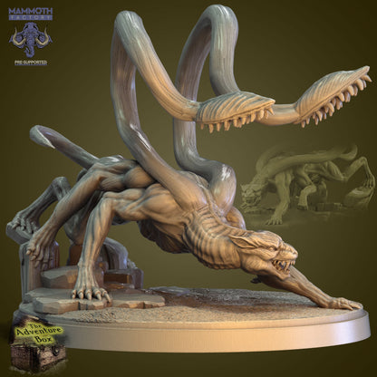 Panther - Mutated Monster BIG Figure 12k 14k + BONUS Print 3D RPG Miniature Gift Idea mini | Dungeons & Dragons | Tabletop | Mammoth