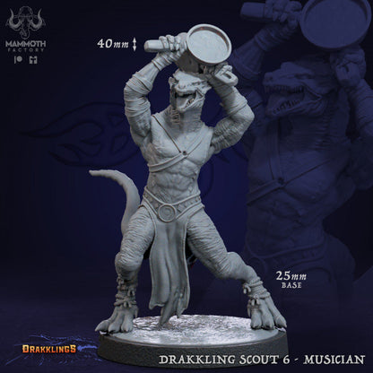 Drakkling Scout Warband Bundle 8 Figuren 12k 14k + BONUS Druck 3D RPG Miniatur Geschenkidee Mini | Dungeons &amp; Dragons | Tabletop Mammut