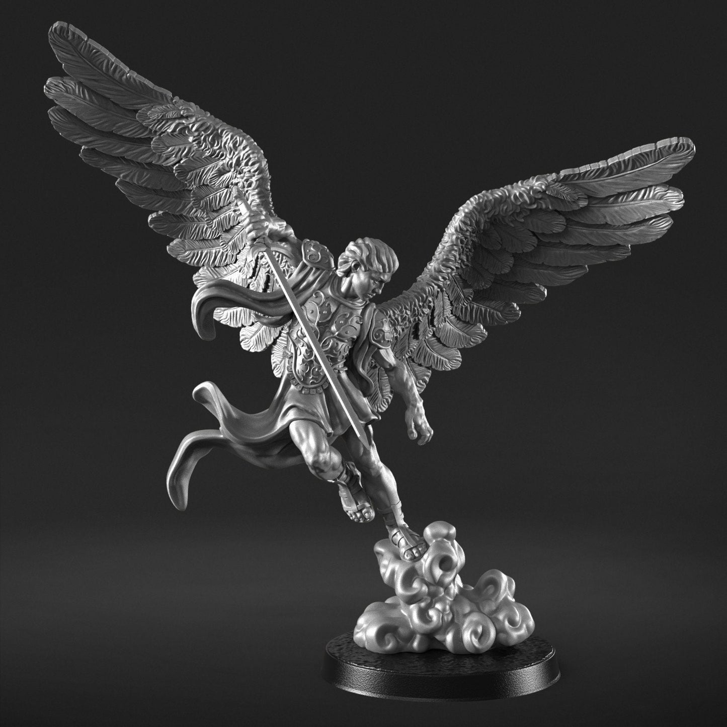 Michael - Archangel Warrior Figure 12k 14k + BONUS Print 3D RPG Miniature Gift Idea mini | Dungeons & Dragons | Tabletop | RN Estudio