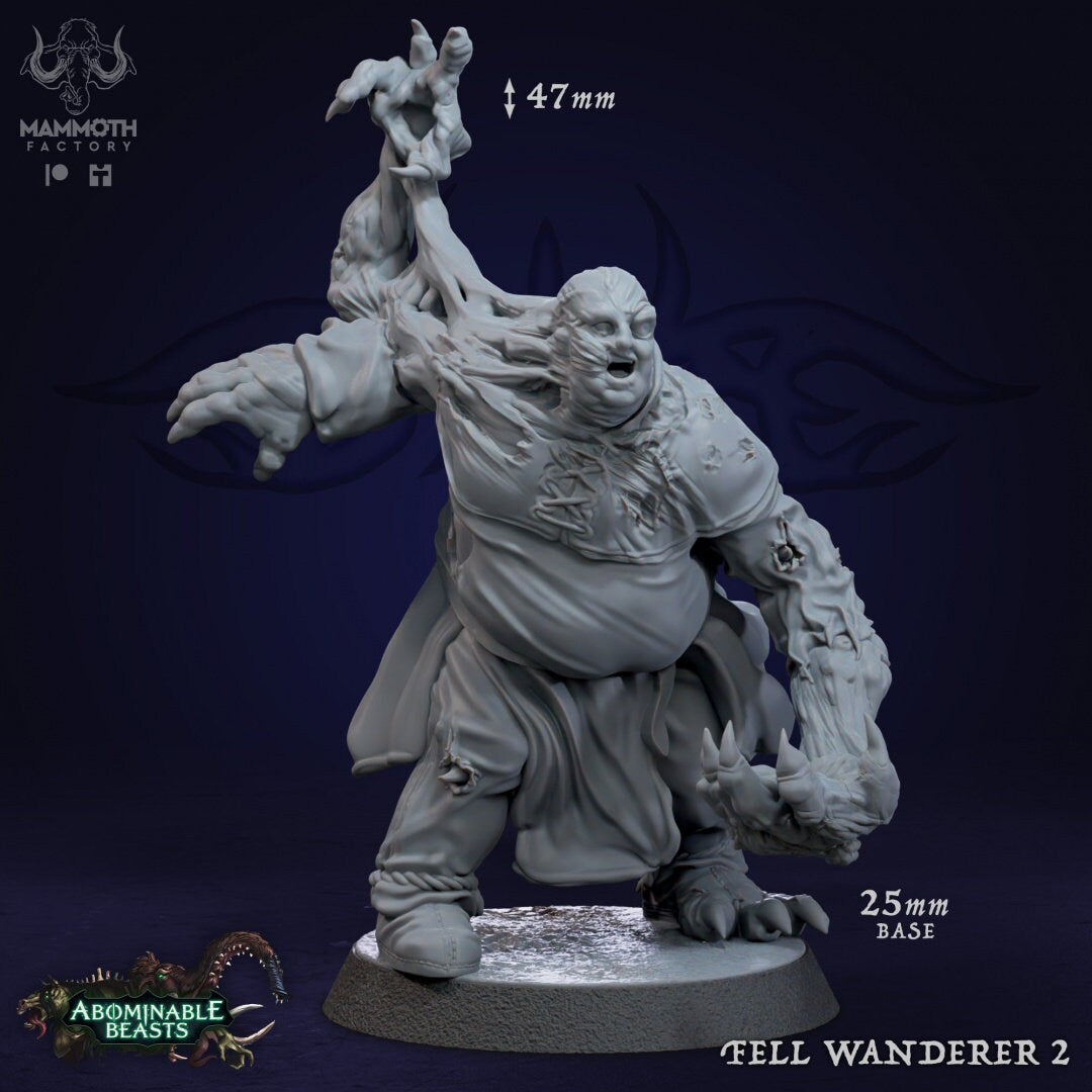Infected Humans Zombies 5 Figures 12k 14k + BONUS Print 3D RPG Miniature Gift Idea mini | Dungeons & Dragons | Tabletop | Mammoth Factory