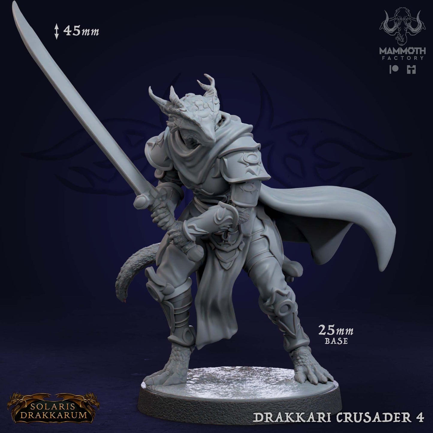 Drakkari Crusader Warband Bundle 8 Figures 12k 14k + BONUS Print 3D RPG Miniature Gift Idea mini | Dungeons & Dragons | Tabletop Mammoth