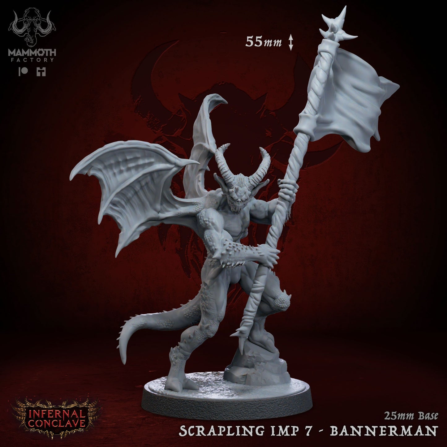 Scrapling Imps Warband Gargoyles Bundle 8 Figs 12k 14k + BONUS Print 3D RPG Miniature Gift Idea mini | Dungeons & Dragons | Tabletop Mammoth