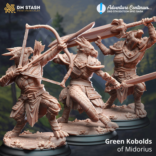 Kobolds of Midorius Dragonborn Warriors