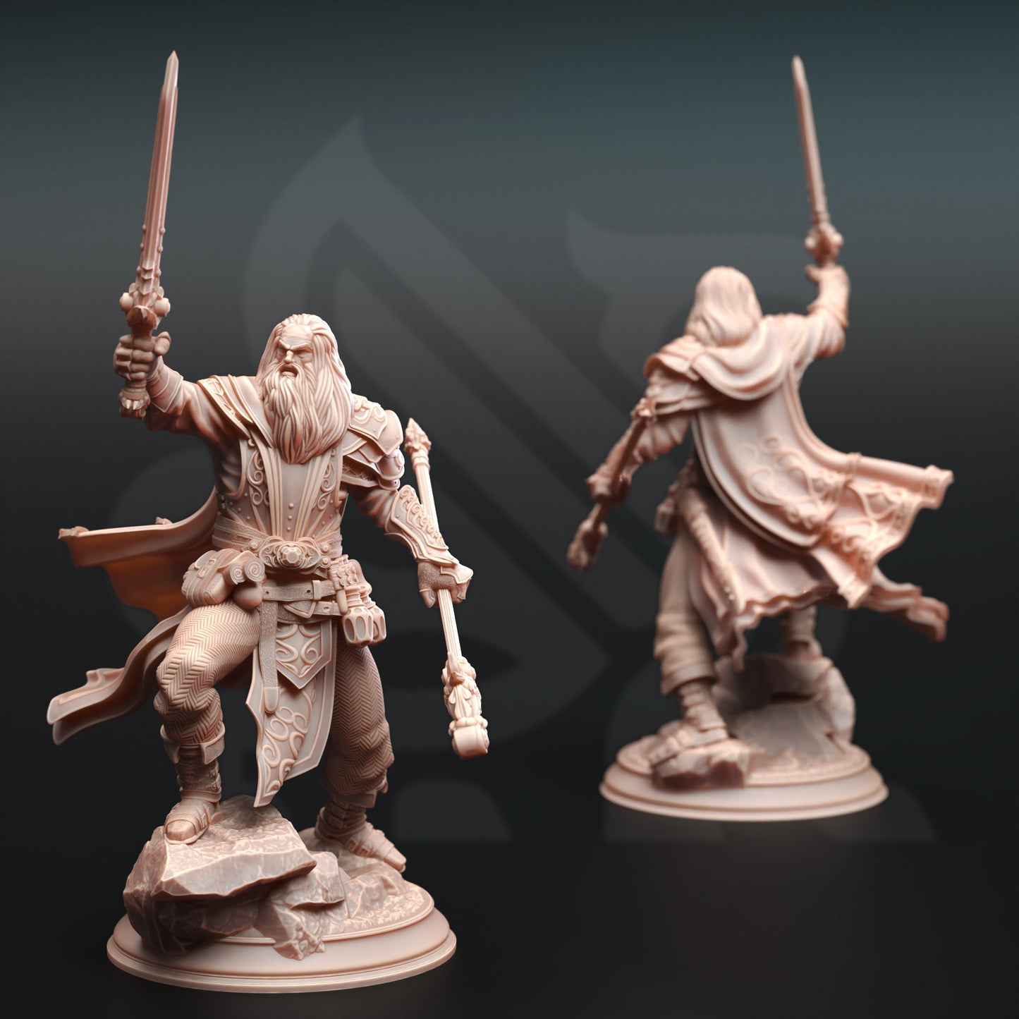 Artemis - Evocation Master Wizard Magic 32mm Figure + BONUS print 3d 12k miniature Gift Idea TTRPG | Dungeons & Dragons | Tabletop DM Stash