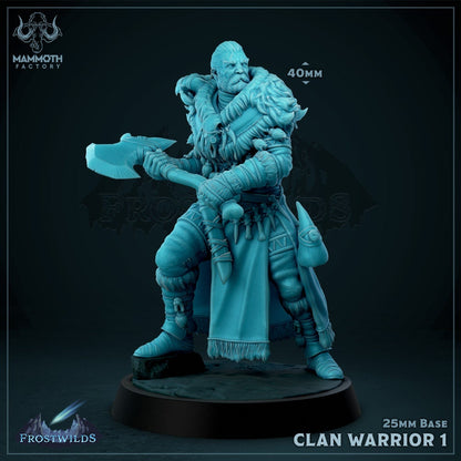 Clan Warrior 1 – Tribal Barbarian Axe Berserker