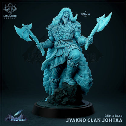 Jyaakko – Clan Johtaa – Shamanic Leader Berserker Warchief