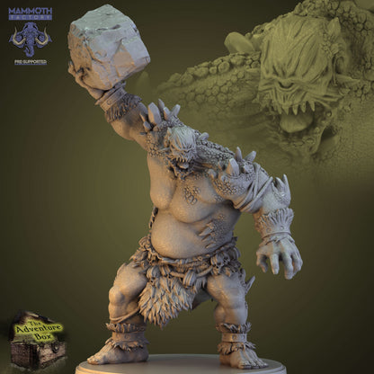 Cyclops - Rock Giant Large Figure 12k 14k + BONUS Print 3D RPG Miniature Gift Idea mini | Dungeons & Dragons | Tabletop | Mammoth