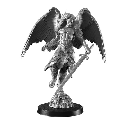 Abaddon - Angel Death Knight Figure 12k 14k + BONUS Print 3D RPG Miniature Gift Idea mini | Dungeons & Dragons | Tabletop | RN Estudio