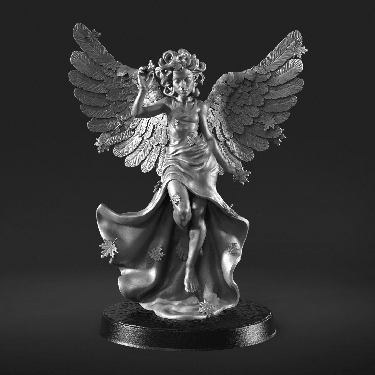 Dara - Woman Girl Angel Figure 12k 14k + BONUS Print 3D RPG Miniature Gift Idea mini | Dungeons & Dragons | Tabletop | RN Estudio