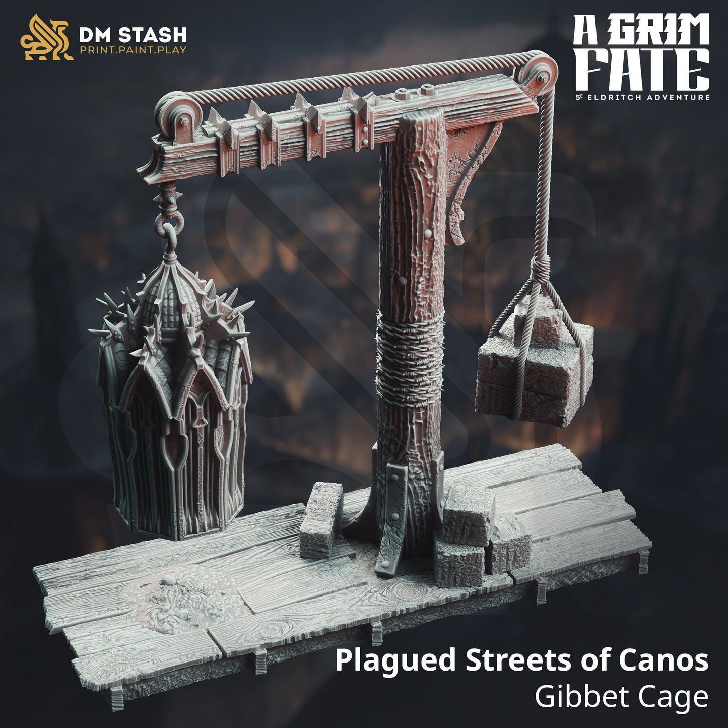 Canos - Eldritch Enviro Terrains Prison Figure dnd + BONUS print 3d 14k miniature Gift Idea mini | Dungeons & Dragons | Tabletop | DM Stash