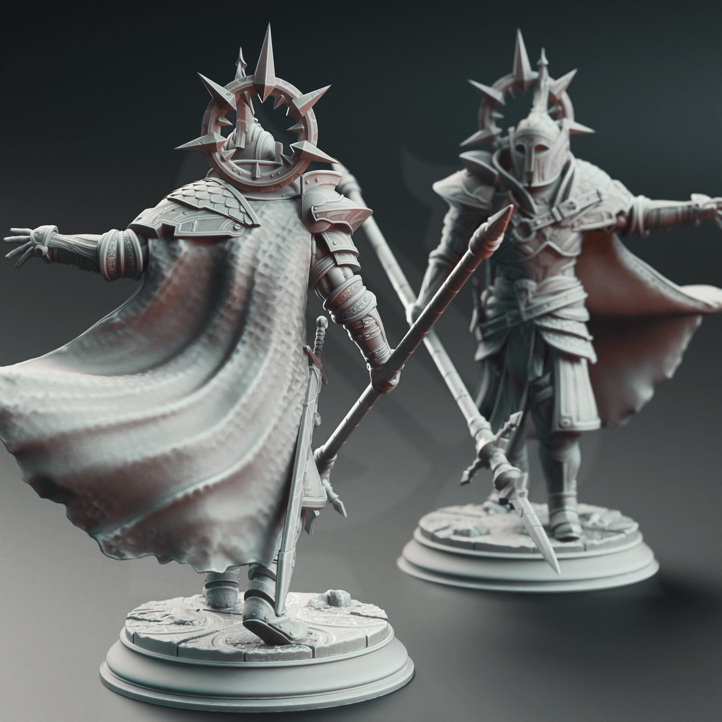 Roland Dutiful Bodyguard Knight Paladin Figure dnd + BONUS print 3d 14k miniature Gift Idea mini | Dungeons & Dragons | Tabletop | DM Stash