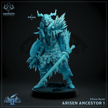 Ancestor - The Dark Frost Knight Figure DND 14k + BONUS Print 3D RPG Miniature Gift Idea mini | Dungeons n Dragons D&D | Tabletop | Mammoth