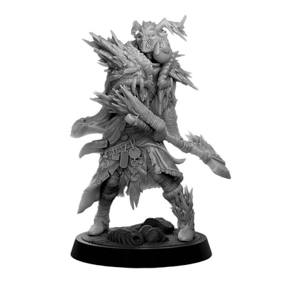 Ancestor 3 Ice Berserker Axe Figure DND 14k + BONUS Print 3D RPG Miniature Gift Idea mini | Dungeons n Dragons D&D | Tabletop | Mammoth