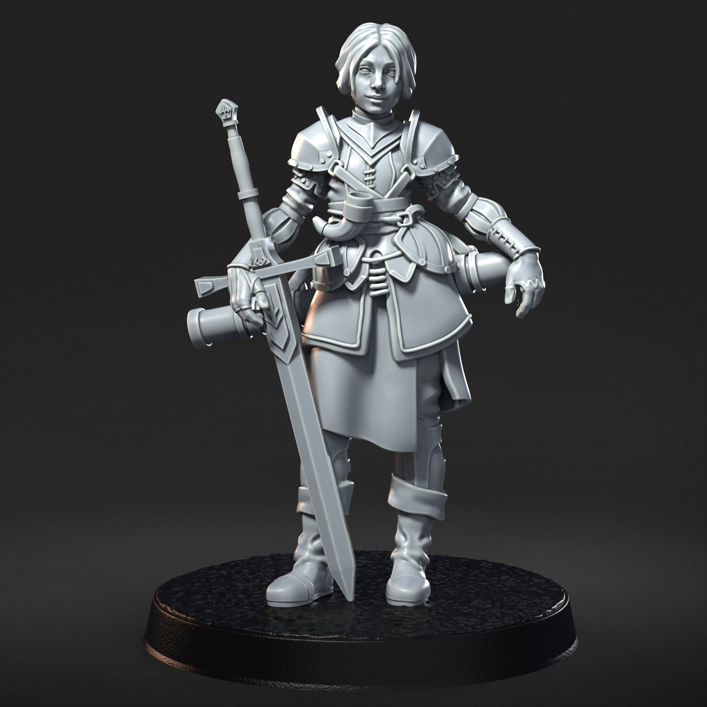 Steel Age - Warriors Knights Swords for dnd Figure Print 3D miniature miniatures | Gift Idea | Dungeons and Dragons D&D Tabletop RN Estudio