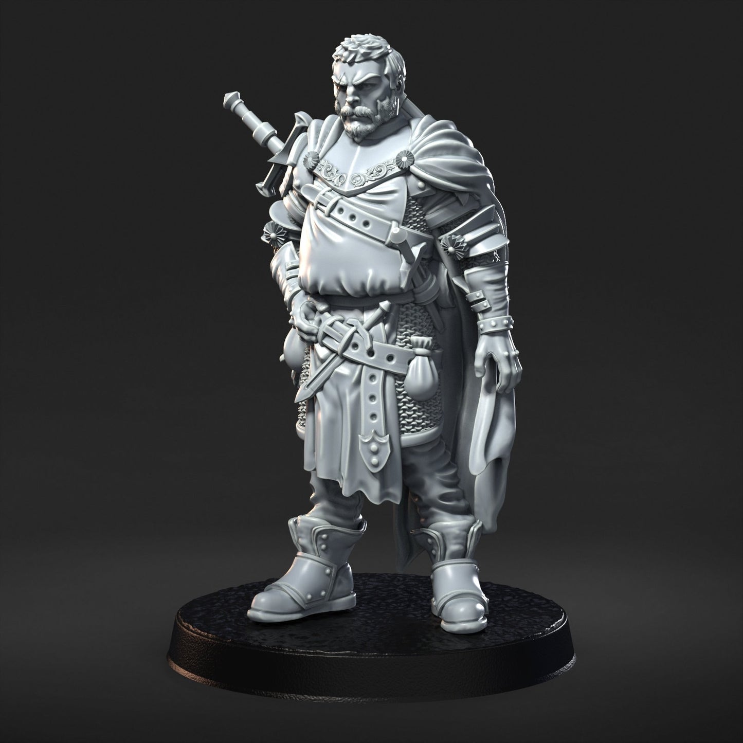 Steel Age - Warriors Knights Swords for dnd Figure Print 3D miniature miniatures | Gift Idea | Dungeons and Dragons D&D Tabletop RN Estudio