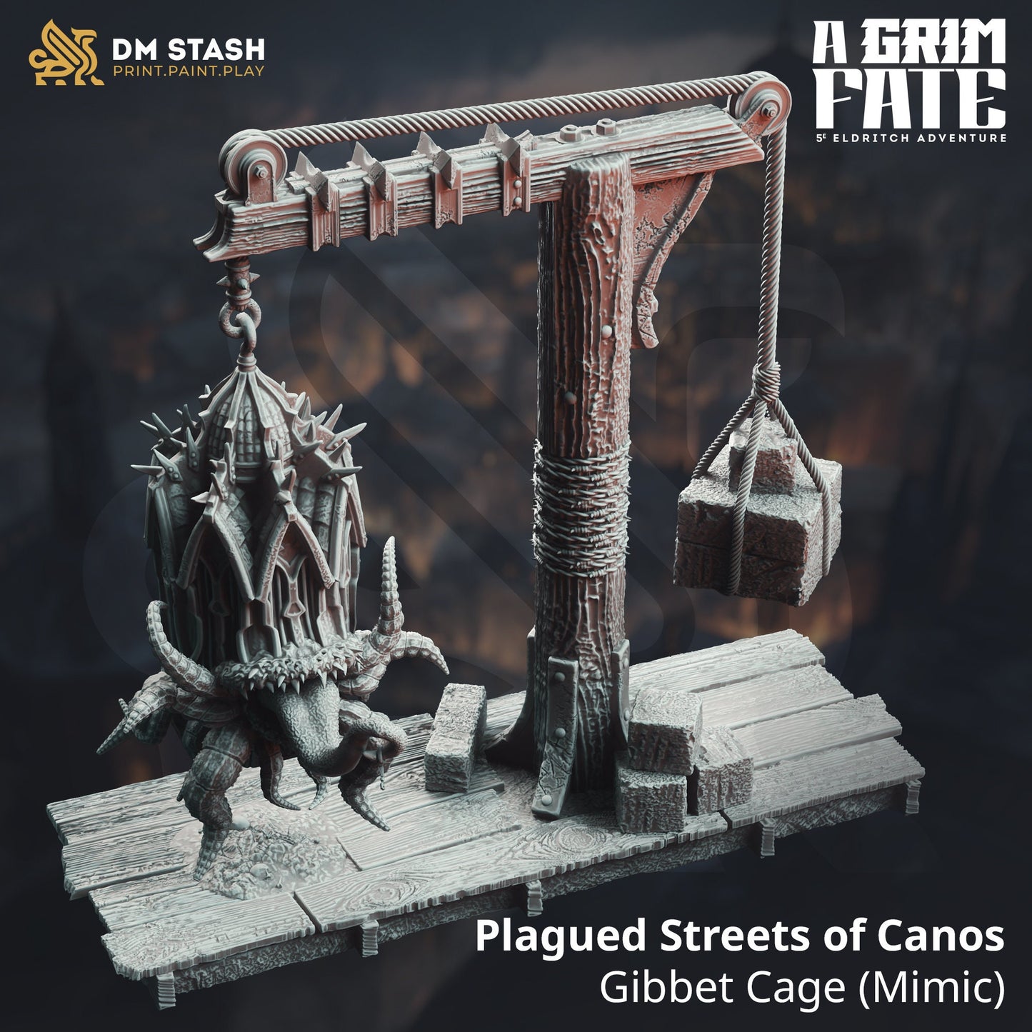 Canos - Eldritch Enviro Terrains Prison Figure dnd + BONUS print 3d 14k miniature Gift Idea mini | Dungeons & Dragons | Tabletop | DM Stash