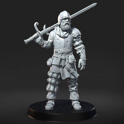 Steel Age – Krieger, Ritter, Schwerter für D&amp;D-Figuren, 3D-Miniaturen drucken | Geschenkidee | Dungeons and Dragons D&amp;D Tabletop RN Estudio