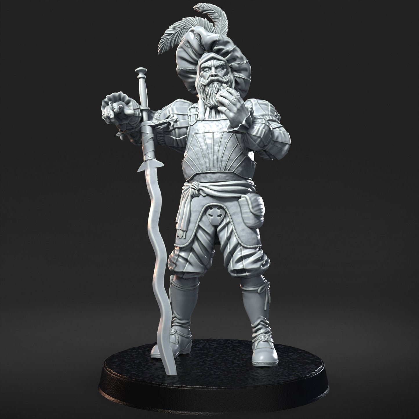 Steel Age - Warriors Knights Swords for dnd Figure Print 3D miniature miniatures | Gift Idea | Dungeons and Dragons D&D Tabletop RN Estudio