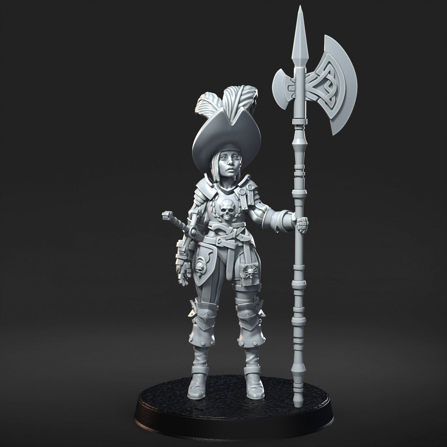 Steel Age - Warriors Knights Swords for dnd Figure Print 3D miniature miniatures | Gift Idea | Dungeons and Dragons D&D Tabletop RN Estudio