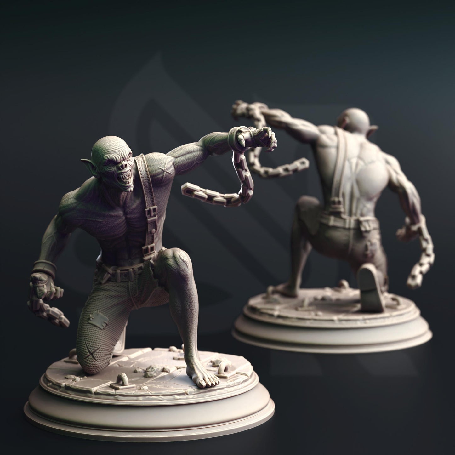 Vampire Thralls of the Coven Beasts Figure 14k + Base Print 3D RPG Miniature Gift Idea mini | Dungeons & Dragons DND Tabletop | DM Stash