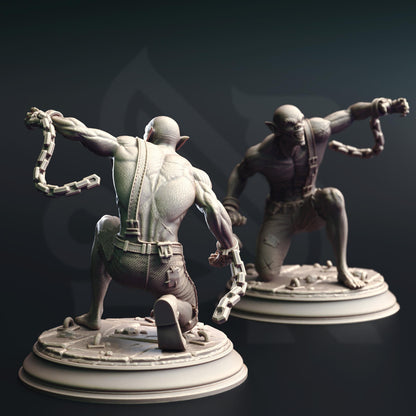 Vampire Thralls of the Coven Beasts Figure 14k + Base Print 3D RPG Miniature Gift Idea mini | Dungeons & Dragons DND Tabletop | DM Stash