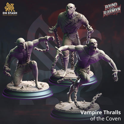 Vampire Thralls of the Coven Beasts Figure 14k + Base Print 3D RPG Miniature Gift Idea mini | Dungeons & Dragons DND Tabletop | DM Stash