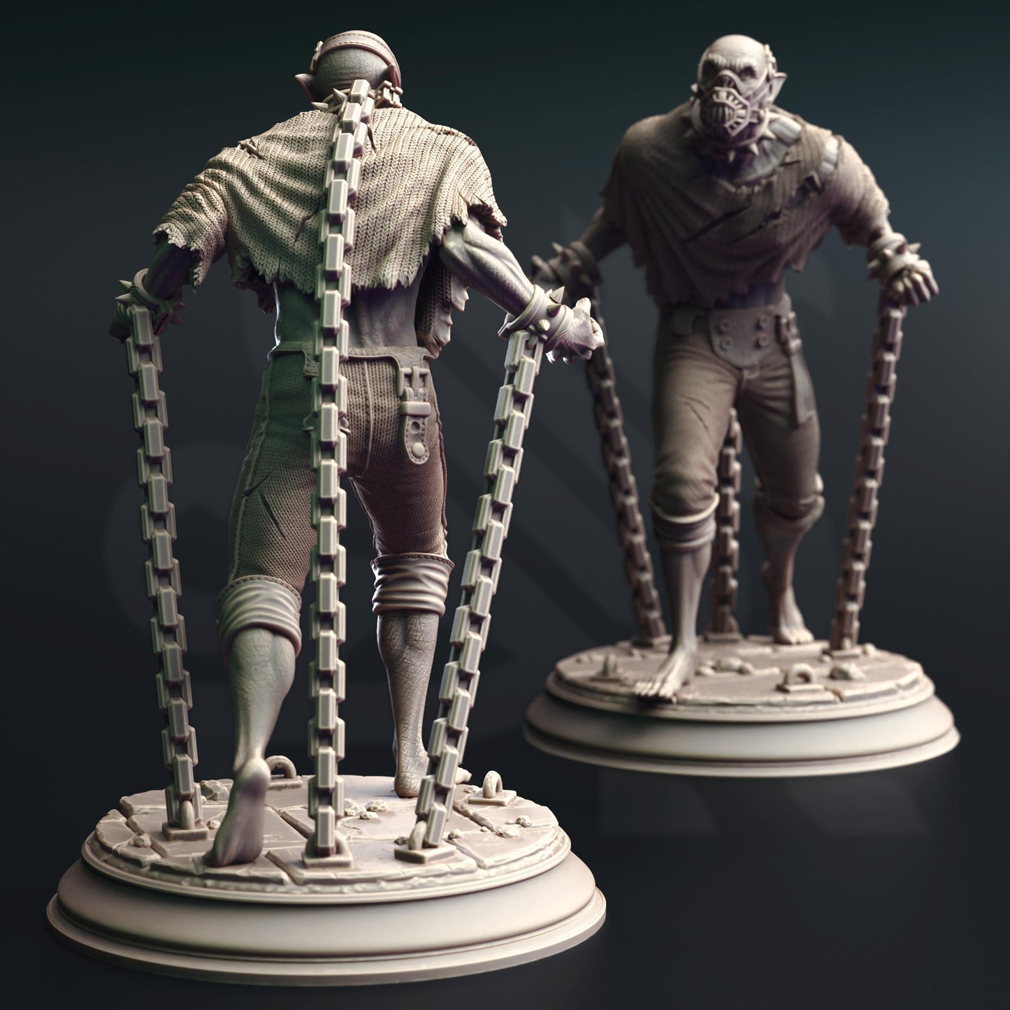 Vampire Thralls of the Coven Beasts Figure 14k + Base Print 3D RPG Miniature Gift Idea mini | Dungeons & Dragons DND Tabletop | DM Stash