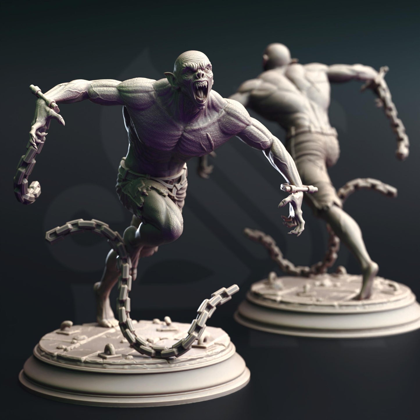 Vampire Thralls of the Coven Beasts Figure 14k + Base Print 3D RPG Miniature Gift Idea mini | Dungeons & Dragons DND Tabletop | DM Stash