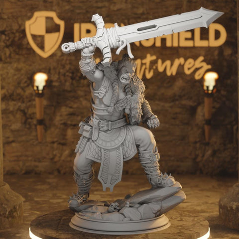Gorr Ork Barbarian Warrior Fighter
