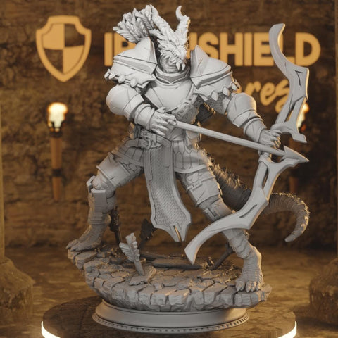 Azmordion Beastfolk Dragon Archer Ranger