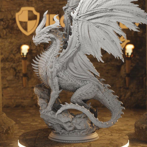 Sovram Black Dragon Giant Beast Monster