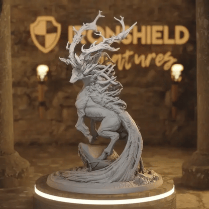 Loriantha DnD miniature 360 turntable animation