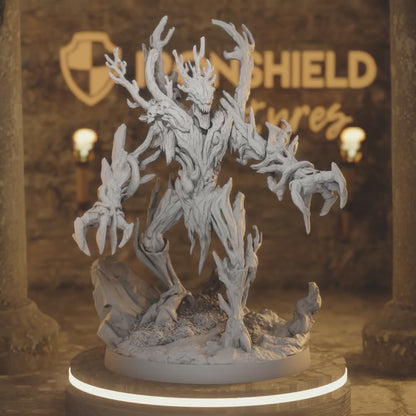 Deeproot Stalker 1 Plant DnD miniature 3D printed resin tabletop RPG figure