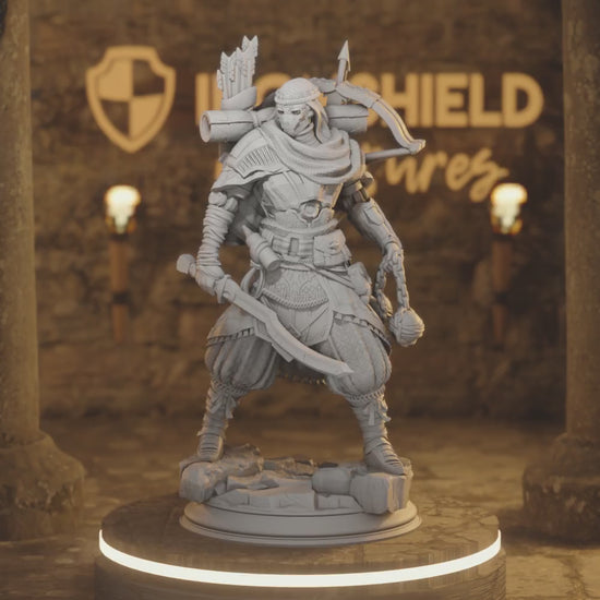Anatolius Automaton Ranger DnD miniature 3D printed resin tabletop RPG figure