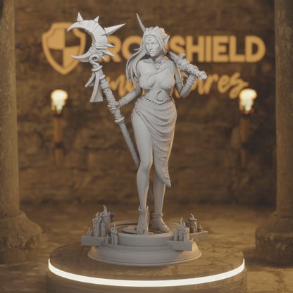 Drow Cleric Warlock Moon Priestess - Kadna